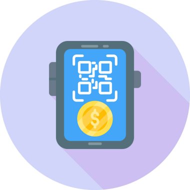 mobil ödeme vektör simgesi