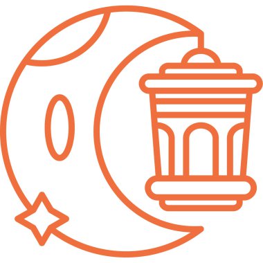 Ramazan Kareem. Basit illüstrasyon