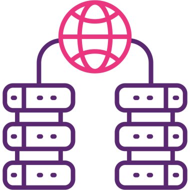 ağ bağlantısı. Basit resimleme