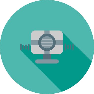 Kamera. Web simgesi basit illüstrasyon