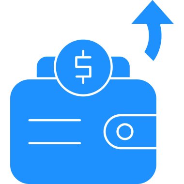 Dolar parası. simge tasarımı