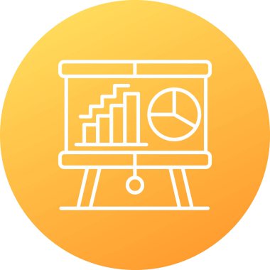 İş grafiği İkonum. basit resim