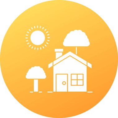 vektör çizim tasarım çiftlik simgesinin