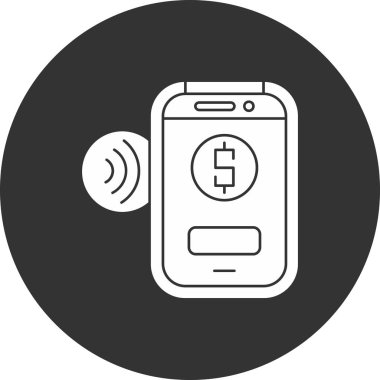 Ödeme Terminal düz vektör simgesi