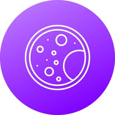 Ay simgesi, vektör illüstrasyonu