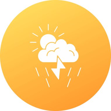 Bulut simgesi vektör illüstrasyonu