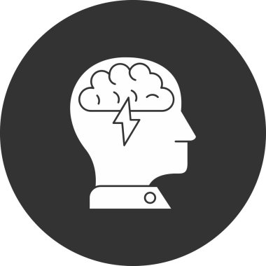 Bir fikrim var. Web simgesi basit illüstrasyon