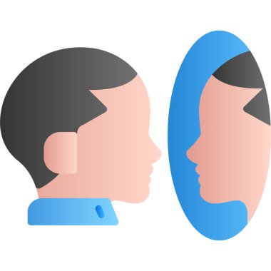 Birbirine aşık iki insanın vektör çizimi