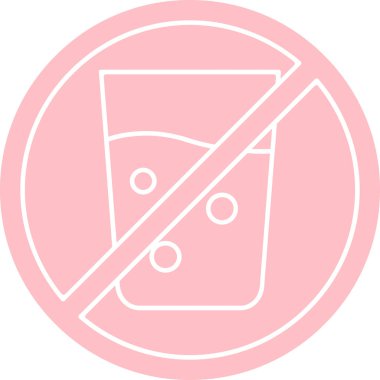 Yasak bir yemeğin vektör çizimi