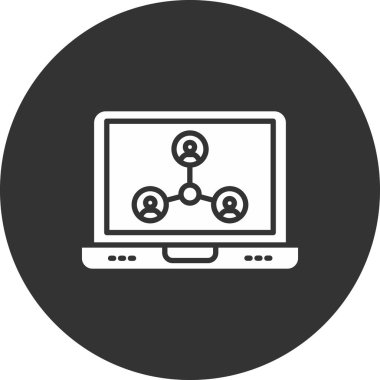 seo modern simgesinin vektör illüstrasyonu