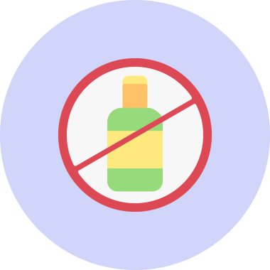 Şişe. Web simgesi basit illüstrasyon