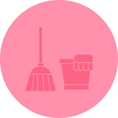 Kova. Web simgesi basit illüstrasyon