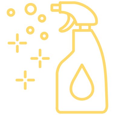 Sıvı sabun rengi ikon vektörünü temizlemek. Deterjan ve deterjan işareti. izole edilmiş sembol çizimi