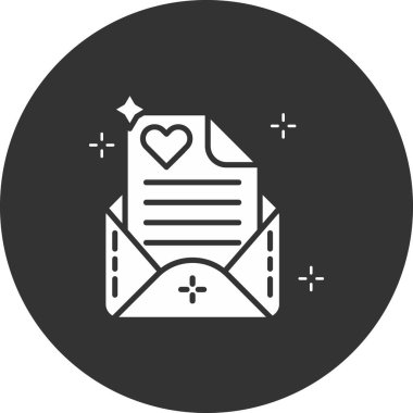 Kalpli zarf, aşk mektubu, mektup, zarf mektubu.