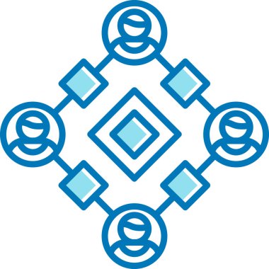 ağ bağlantısı simgesi ile doldurulmuş dış hat biçimi