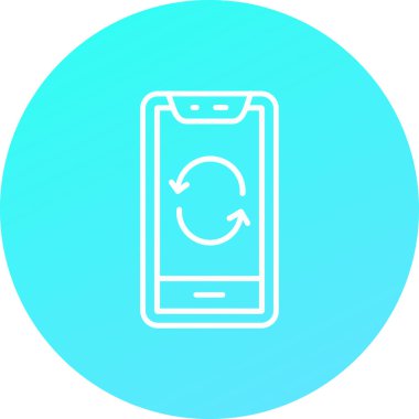 vektör cep telefon simgesi