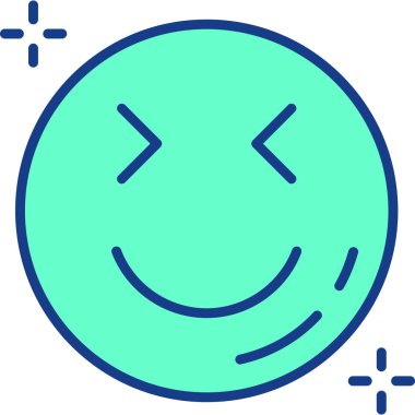 emoji. Web simgesi basit illüstrasyon