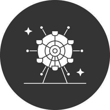 Modern simgenin vektör illüstrasyonu