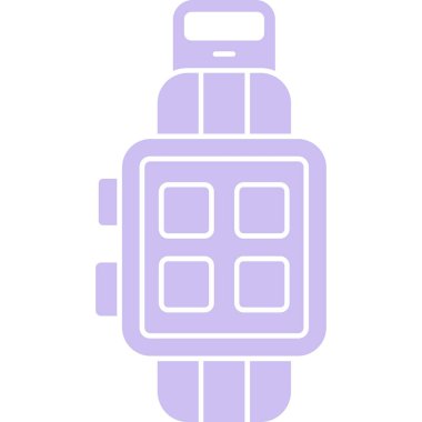 Akıllı saat ikonu. Beyaz arkaplanda izole edilmiş web tasarımı için Akıllı Saat vektör simgesi