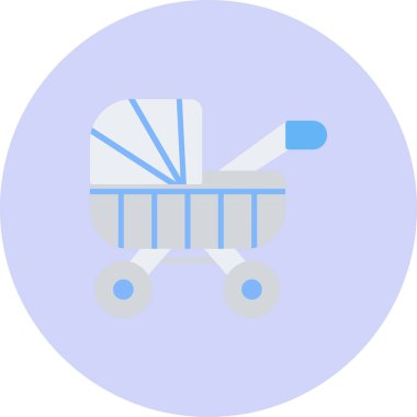 Tramvay arabası simgesi düz stil