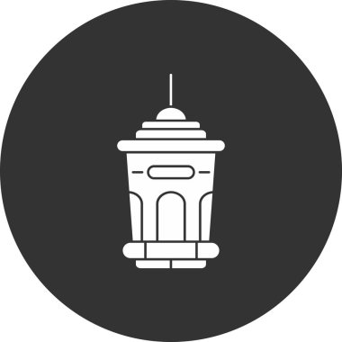 Modern yapı simgesinin vektör illüstrasyonu