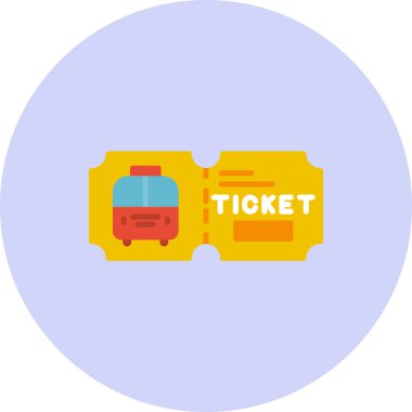 Moda biçimi izole edilmiş arka planda bilet simgesi