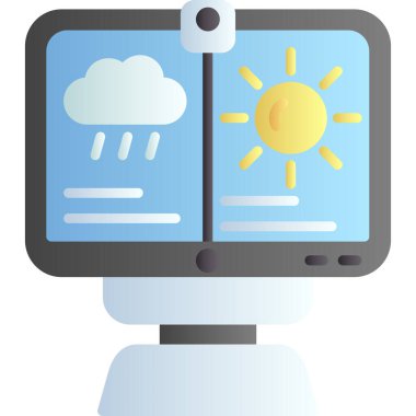 internet bulut simgesi basit tasarım