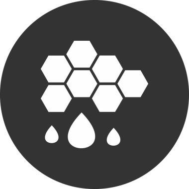 su damlası ikon vektör illüstrasyonu