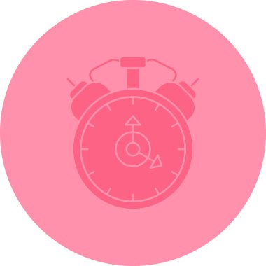 çalar saat simge vektör çizim