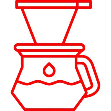 Kahve Kupası web simgesi, vektör çizim