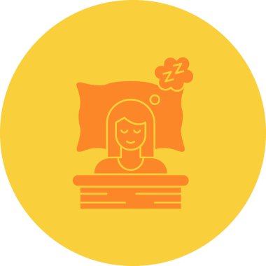 Maskeli bir kızın vektör çizimi