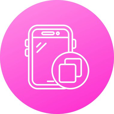 Vektör Mobil simge illüstrasyonu