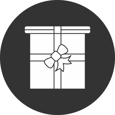 Hediye. Web simgesi basit illüstrasyon