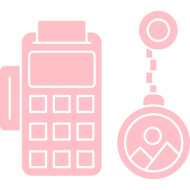 Telefonunuz var. Web simgesi basit illüstrasyon