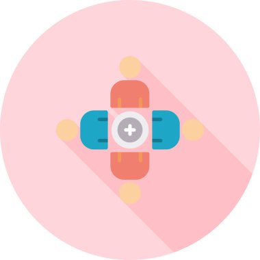 Modern simgenin vektör illüstrasyonu