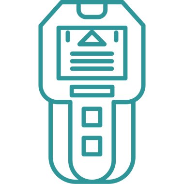 Akıllı çocuk. Web simgesi basit illüstrasyon