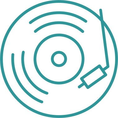 cd disk simgesi vektör illüstrasyon tasarımı