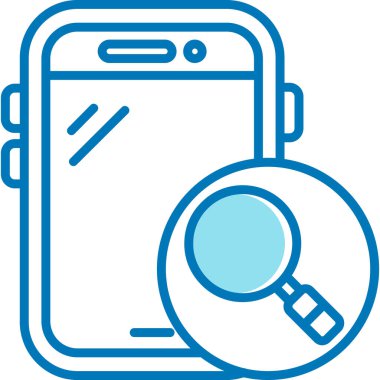 Mobil kutsal kişilerin resmi, vektör çizim