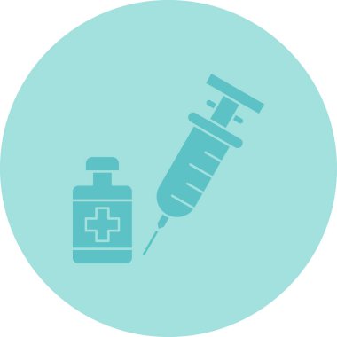 Şırınga ikonu vektör çizimi