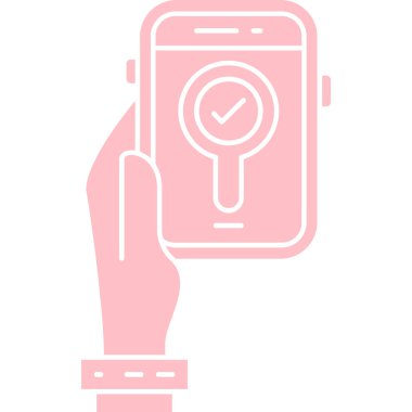 akıllı saat simge vektör illüstrasyonu