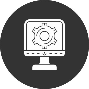 Modern simgenin vektör illüstrasyonu