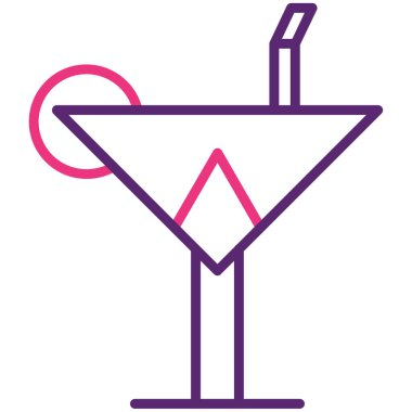 alkol kokteyli ikonu