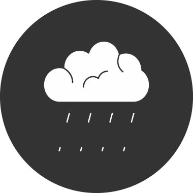 bulut vektörü renk simgesi