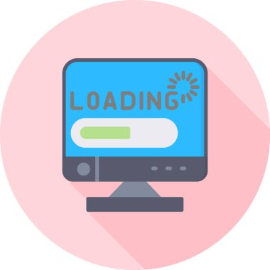 Düz vektör simge yükleme