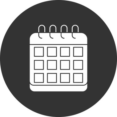 Takvim web simge vektör çizim