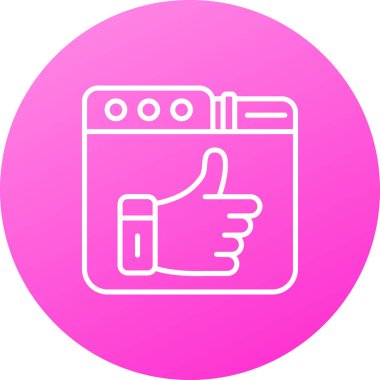 çamaşır makinesi simgesi, vektör illüstrasyonu