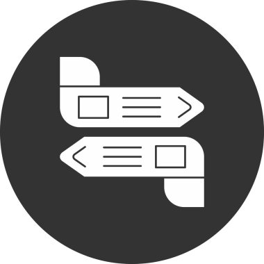 Modern simgenin vektör illüstrasyonu