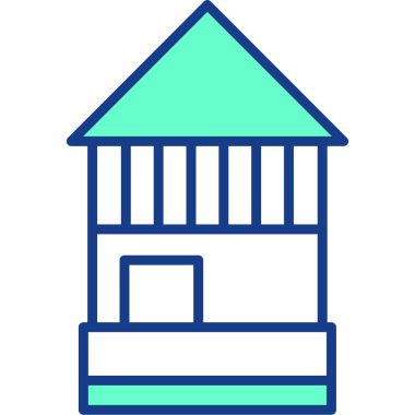 ev simgesi vektör illüstrasyonu