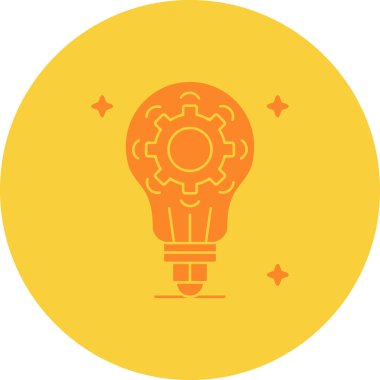 Fikir simgesi vektör illüstrasyonu