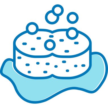 Kek. Web simgesi basit tasarım